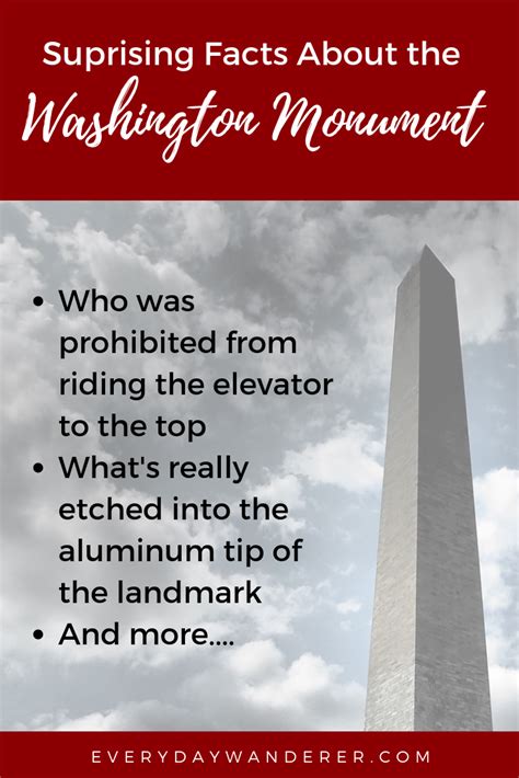 40 Washington Monument Facts For Kids Num 1 Edu Center