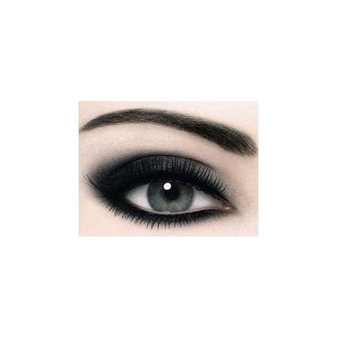 Black Silver Smokey Eye Liked On Polyvore Featuring Beauty Products