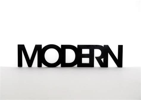 Items Similar To Modern Word Sign Black Wood Sign Modern Home Design