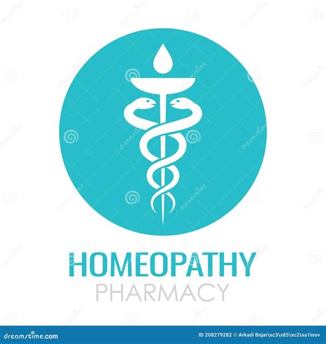 Homeopathy Medical Vector Logo Stock Vector Illustration Of Abstract
