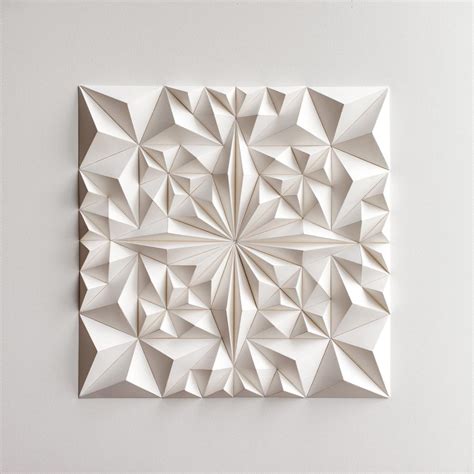 Anna Kruhelska Creates Paper Art Inspired By Geometry And Origami