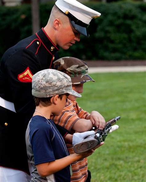 A Us Marine Lance Corporal Shows His Ceremonial M1 Picryl Public