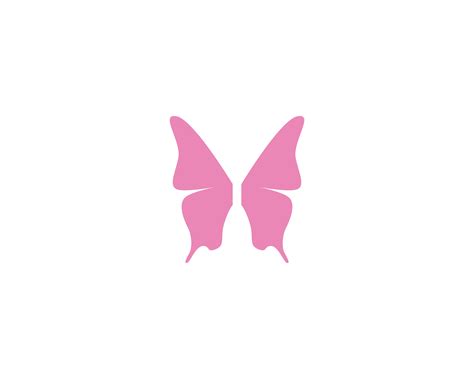 Papillon Conceptuel Simple Icône Colorée Logo Illustration