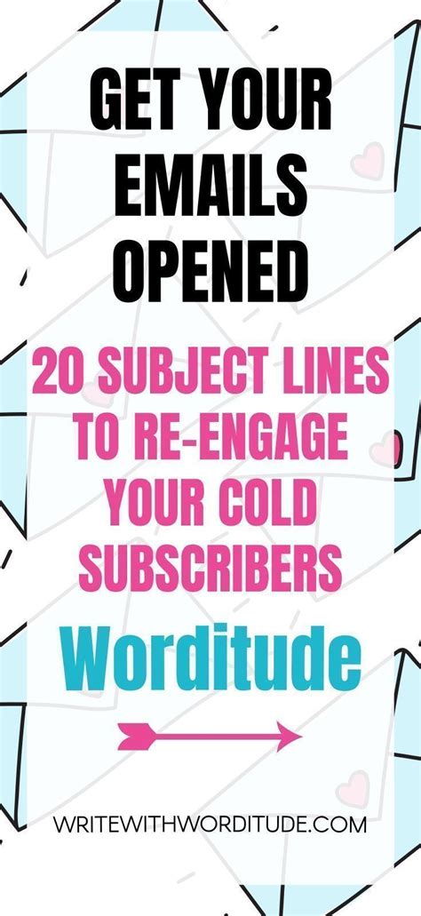 A strong subject line increases your chances of the email being read and passed along. Best Email Subject Lines For Re-Engagement: Get The Attention Of Your Cold Subscribers | Email ...
