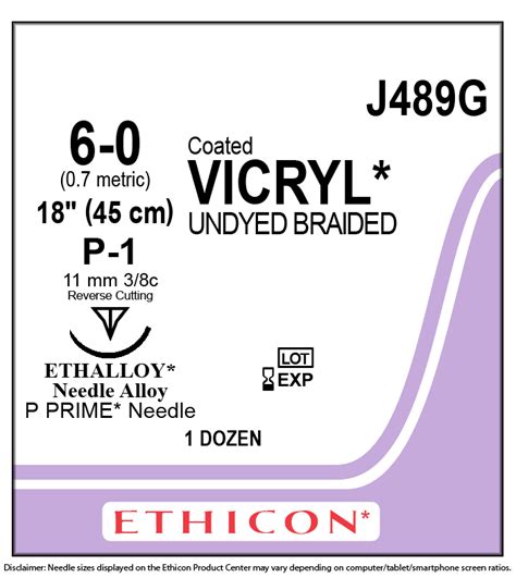 Medical Equipment And Supplies Medical Supplies Suture Vicryl 6 0 P