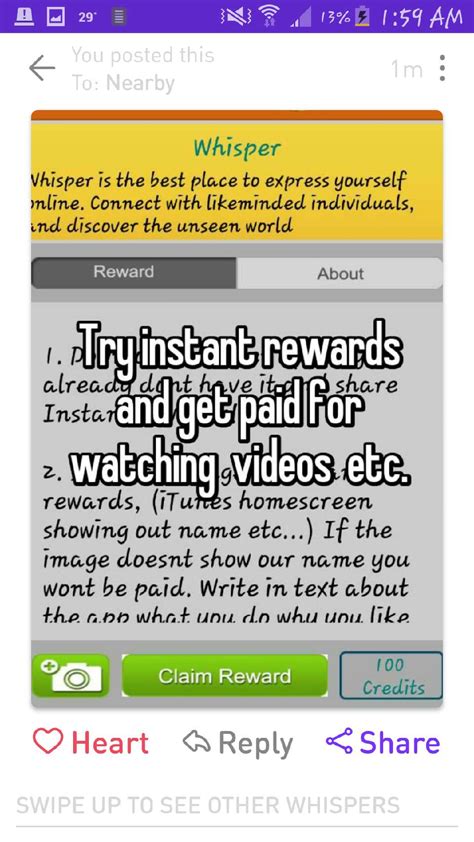 Try Instant Rewards And Get Paid For It Watch Videos And Follow
