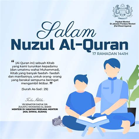 Salam Nuzul Al Quran 17 Ramadhan 1441h