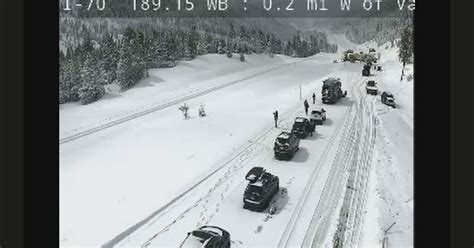I 70 Reopened After Hours Long Closure In Both Directions At Vail Pass
