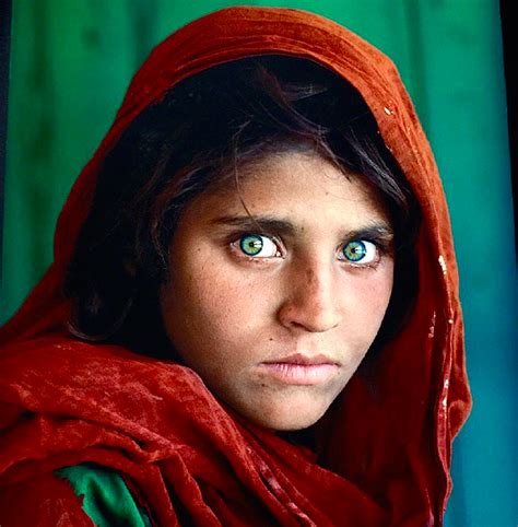 Meet And Greet ♡ Afghan Girl Steve Mccurry Rare Eye Colors