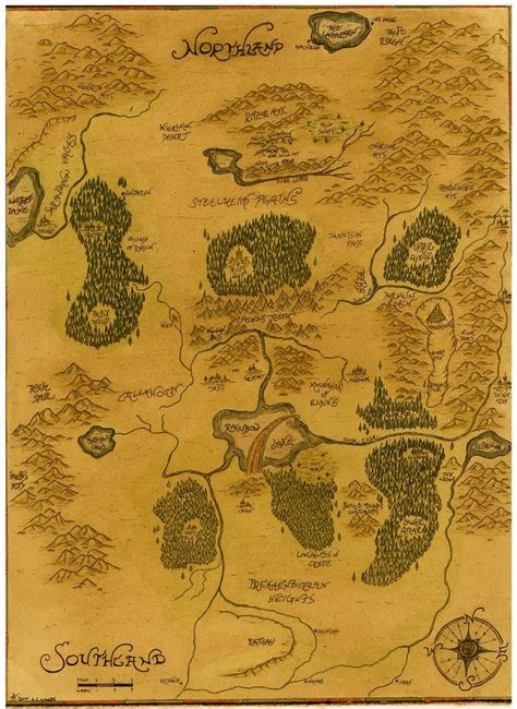 Shannara By Mapboy On Deviantart Shannara Map Shannara Chronicles