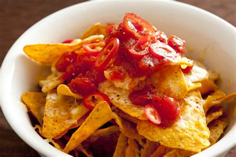 In addition to the ingredients, you'll need a large stock pot or canning pot, a flat solution: Hot spicy salsa on tortilla chips - Free Stock Image