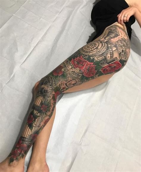 amazing full leg tattoo leg tattoos women leg tattoos full leg tattoo