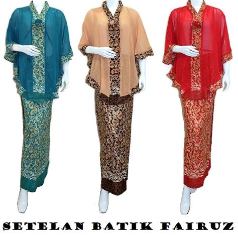 4 tips memilih kain berikut akan memuaskan! Free Ongkir! Koleksi Pakaian setelan songket Kimono ...