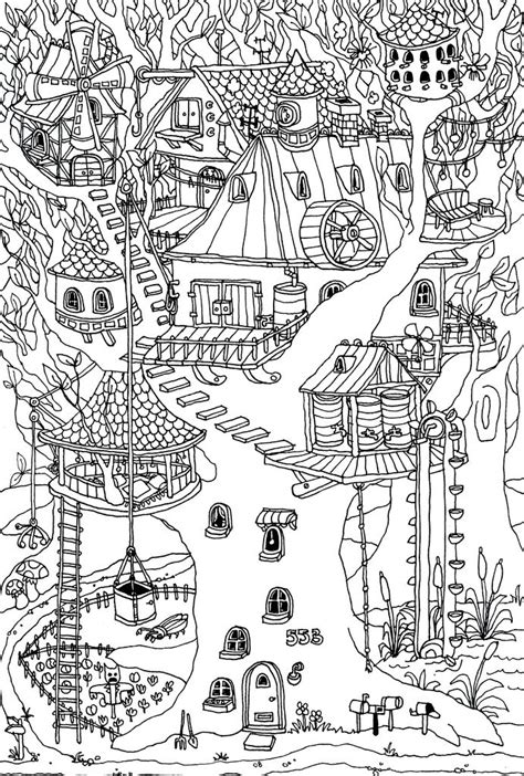 Nowadays, i recommend tree house coloring pages printable for you, this post is similar with halloween math coloring pages. Mr McTutts Tree house | Coloring pages, Coloring pictures ...
