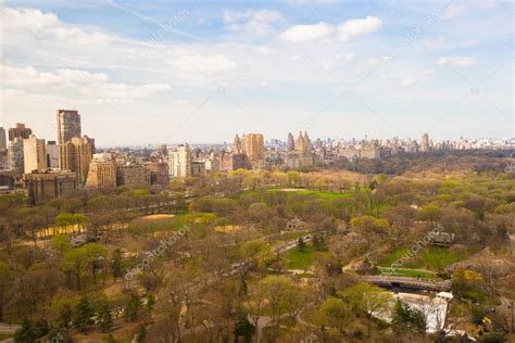 Vista De Outono Do Central Park Da Janela Do Hotel Manhattan Nova