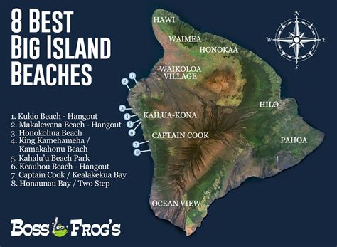 8 Best Kona Beaches Boss Frogs Snorkel Bike And Beach Rentals