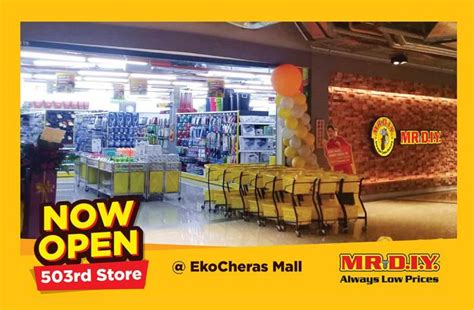 Celebrates 1,000 stores opening with exciting activities and promotions for the whole family at aeon mall shah alam. MR DIY EkoCheras Opening Promotion FREE Umbrella (11 May ...