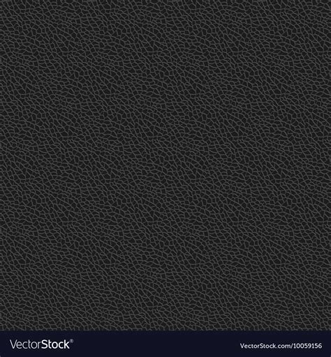 Black Leather Texture Seamless Pattern Background Vector Image