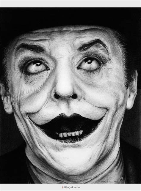 A Black And White Photo Of The Joker