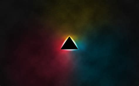Pyramid Digital Wallpaper Abstract Logo Colorful Triangle Hd