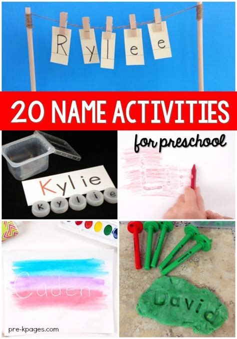 Name Activities For Preschool Kids Learning Activities Child