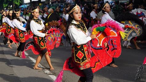 Indonesian Performing Jaranan Dance Kuda Lumping Kuda Kepang