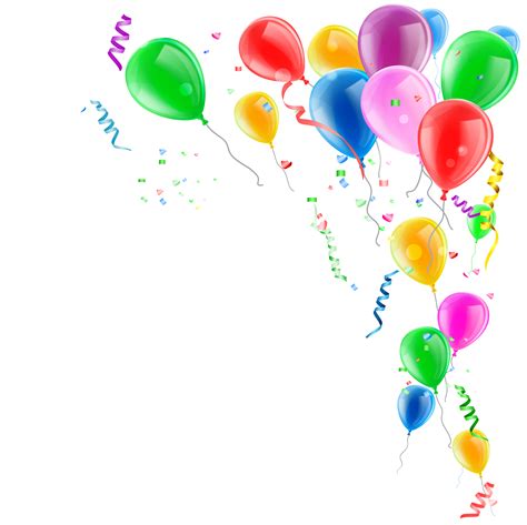 Download Toy Color Balloon Decoration Vector Confetti HQ ...