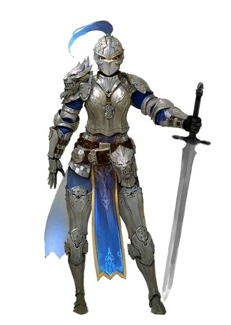 Female Human Fighter Cavalier Knight Pathfinder Pfrpg Dnd D D Th