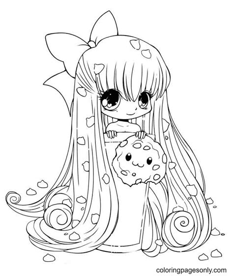 Anime Chibi Couple Coloring Pages