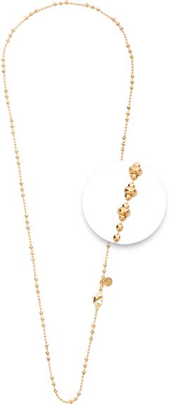Download Nikki Lissoni Gold Plated Beaded Chain For Any Coin Necklace