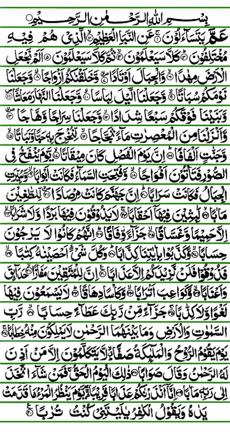 78 Surah An Nabaa Quran Verses Surah Al Quran Islam Quran