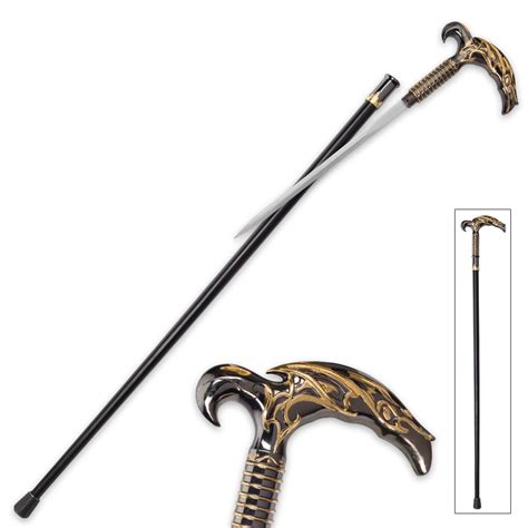 The Atlantis Steampunk Sword Cane Knives And Swords At The