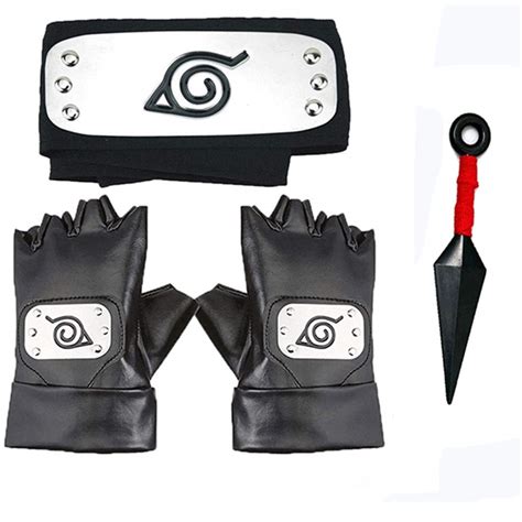 Buy Naruto Cosplay Headband Leaf Village Headband And Cosplay Gloves