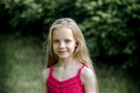 Don't forget to set the front fringes as this enhance the facial features. Portrait Of A Beautiful Blonde Little Girl With Long Hair ...
