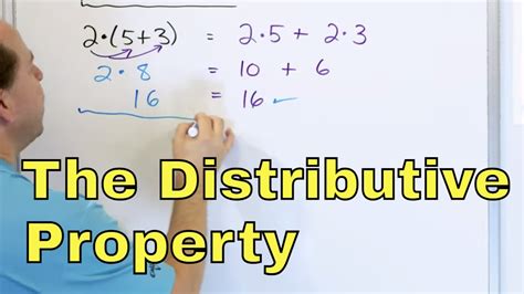 What Is The Distributive Property In Math 6 1 7 Youtube