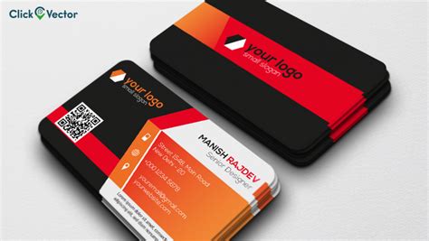 Visiting Card Vector Business Card Templates Cdr Photo 718