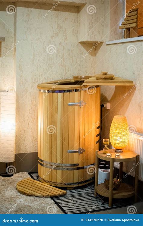 Mini Phyto Sauna Cedar Barrel Spa Treatments Wooden Bath Health