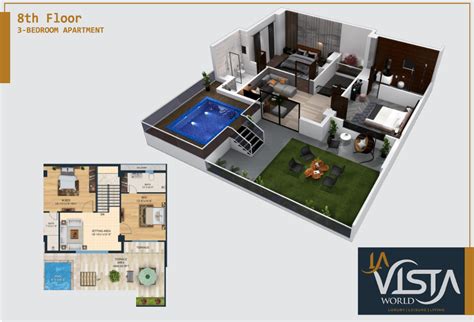 Penthouse Floor Plans La Vista World Luxury Leisure Living