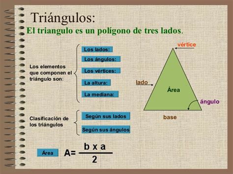 Triángulos Elementos Y Clasificación Elementos De Un Triángulo