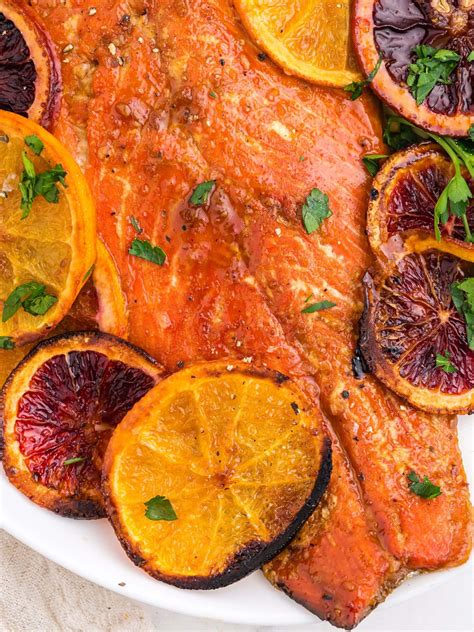 Orange Glazed Salmon Recipe Story Sweet Cs Designs