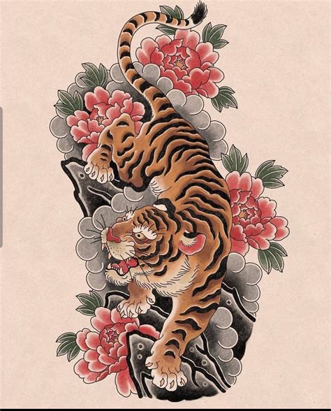 Japanese Tiger Art Japanese Tiger Tattoo Tattoo Japanese Style