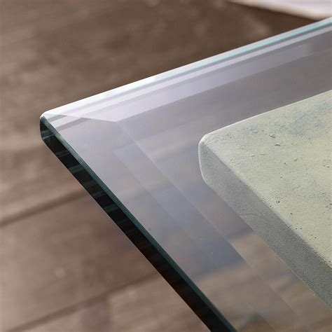 Rectangle Glass Table Tops W Beveled Edge Ballard Designs