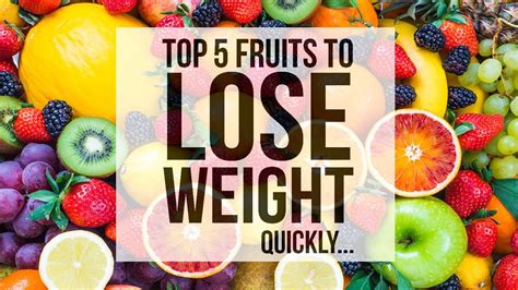 Top 5 Fruits To Eat To Lose Weight Youtube