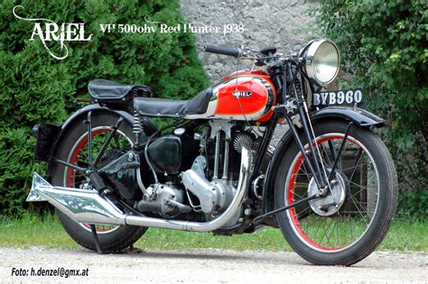 Ariel Vh 500ohv Red Hunter 1938 Classic Bikes Classic Motorcycles