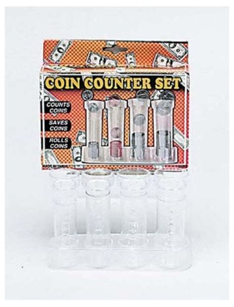 Eosk Gi026 Clear Plastic Coin Counter Set 0299 Lbs Upc