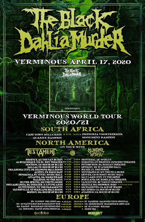 The Black Dahlia Murder Reveals Details For New Album ‘verminous