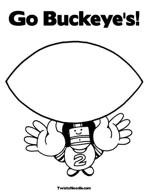 Ohio State Buckeyes Coloring Pages Coloring Home