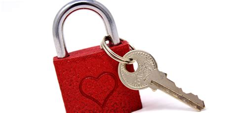 Padlock With Key As A Symbol Of Love Free Image Download