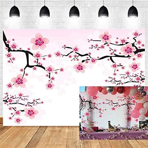 Leyiyi Romantic Cherry Blossoms Backdrop 7x5ft Photography