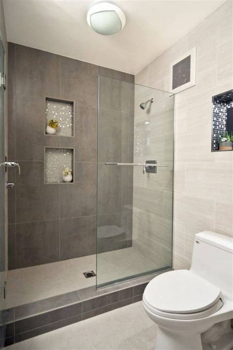 A shower cabin is an excellent solution to save space in a small bathroom, and the selection of materials for decoration and accessories will help to expand the space visually. 20 Gorgeous Small Bathroom With Walk-In Shower for Small ...